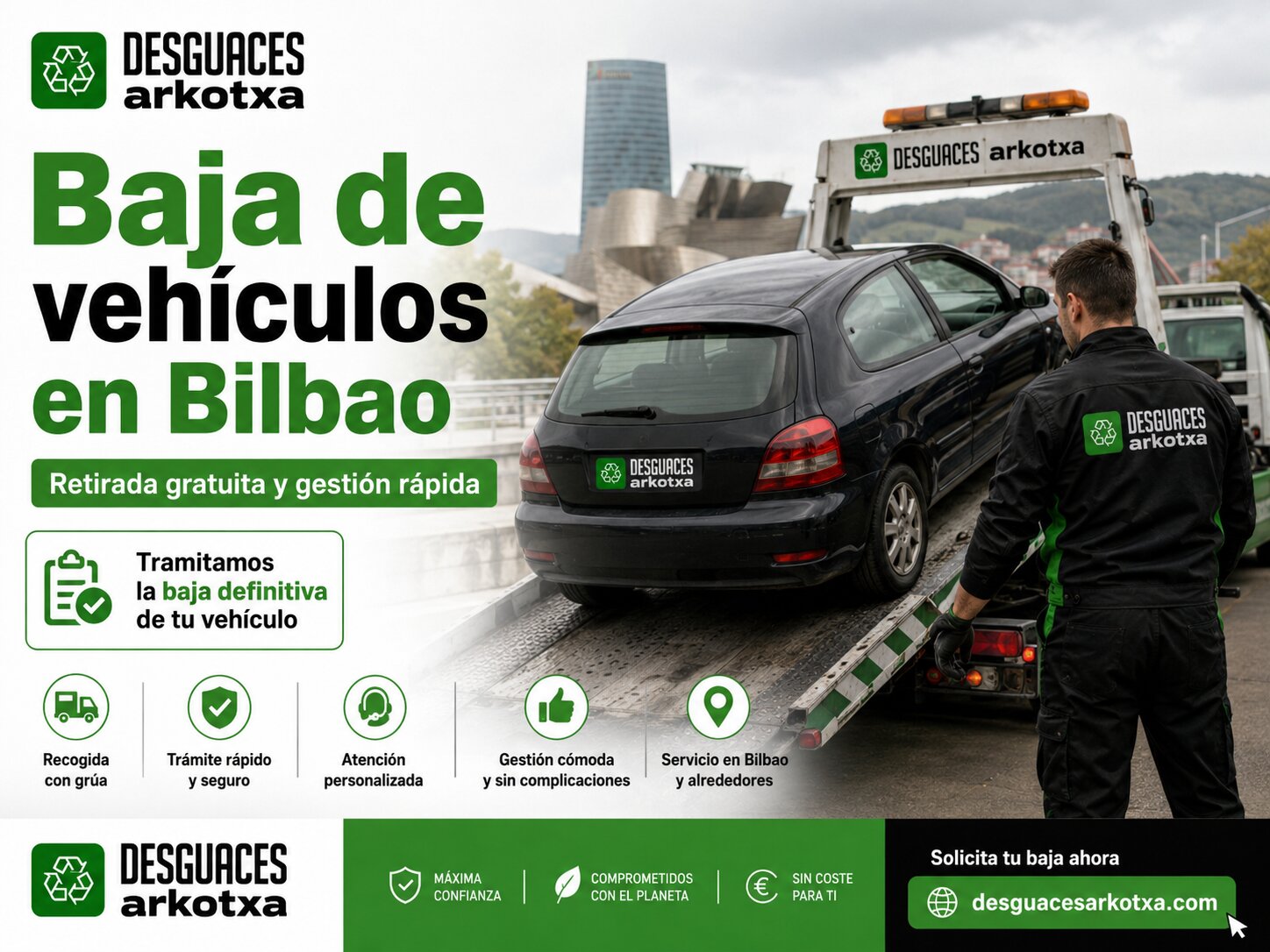 Bajas de vehiculos en Bilbao